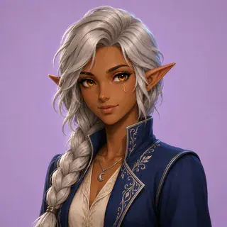 Stylized 3D OC art style example